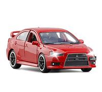 For Mitsubishi Lancer Evolution X10 Alloy Die Casting Metal Toy Car Model 1 32 Vehicles Kit(2)