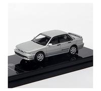 For Mitsubishi VR-4 1989 Green Silver Simulation Alloy Car Model Toy 1/64 Miniature Car ornaments models(2)