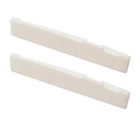 For Miwayer 12,6 String 6 String Classical Guitar Bone Saddle, Guitar Bridge Saddles, Cut from Whole Bones(12String 2pcs)
