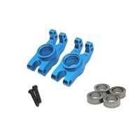 For MJX 16207 16208 16209 16210 H6V3 M162 M163 1/16 Metal Steering Cup Steering Knuckle RC Car Upgraded Parts RC Car Steering Knuckle(Blue)