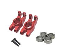 For MJX 16207 16208 16209 16210 H6V3 M162 M163 1/16 Metal Steering Cup Steering Knuckle RC Car Upgraded Parts RC Car Steering Knuckle(Red)