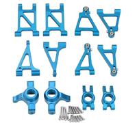 For MJX For Hyper Go 14303 14302 14301 1/14 Alloy Steering Assembly Tie Rod Front Rear Upper Low For Swing Arm Kit RC Car Parts Arm