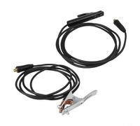 for MMA Welding Inverter Machine Copper 300a Welder Earth Clamp Ground Cable Abs Heat 10/16/23 Antislip Handle Resistant Inch(10feet/)
