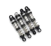 For Mn78 For Mn168 /12 Metal Fittings Oil Pressure Shock Absorber RC Remote Control Vehicle For Cherokee Hill Bike Parts Upgrade Replacement RC Car Shock Absorber(Black)
