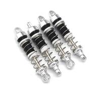 For Mn78 For Mn168 /12 Metal Upgrade Fittings Oil Pressure Shock Absorber RC Remote Control Vehicle For Cherokee Hill Bike Replacement Use RC Car Shock Absorber(Silver)