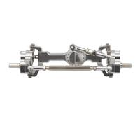 For MN99S For MN D90 D91 D96 MN98 MN45 Metal Front And Rear Portal Axle Set 1/12 RC Car Upgrade Parts Modification Accessories RC Car Accessories(Silver,Front)