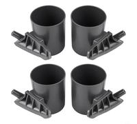 for Model 3 and Model Y Car Door Beverage Holder Storage Box - Abs Cup Holder Organizer for Interior Door Panel 4-pack 8 Cm Diameter × 10.5 Cm Height Black(DRINK HOLDER)