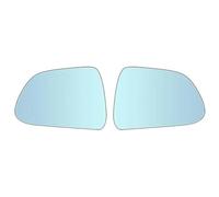 For Model 3 For Y For X For S Car 800R Wide-Angle Large Vision Rearview Heating Anti Dazzle Reversing 1Pair Upper Wing Mirror Glass(B,Model 3)