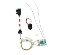 for Model Train, N Scale 3 V, with Control Circuit Board, 3-light Lamp for, Red White Pole
