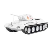For Modimio for Soviet Medium Tank T-34-76 (1942) White Coating 1:43 Tank Pre-built Model Display Tank Model Modu
