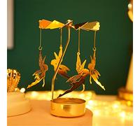 for Mom, Spinning Candle Holder, Rotating Carousel Tealight Candle Holder, Unique Birthday Gift For Women, Mom, Sister, Christmas, Valentine's Day, Party Decor, Gift (Fantasy Elf)