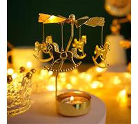 for Mom, Spinning Candle Holder, Rotating Carousel Tealight Candle Holder, Unique Birthday Gift For Women, Mom, Sister, Christmas, Valentine's Day, Party Decor, Gift (Carousel)