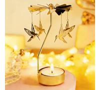 for Mom, Spinning Candle Holder, Rotating Carousel Tealight Candle Holder, Unique Birthday Gift For Women, Mom, Sister, Christmas, Valentine's Day, Party Decor, Gift (Hummingbird)