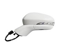 For Mondeo For Fusion 2013-2020 Car Power Mirror Rearview Mirror Assembly Electric Folding Lens Adjustment Heating Full Complete Door Wing Mirror Unit(Left 8 Wire White)