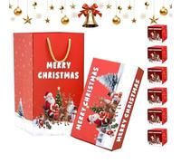 for Money - Paper 7.24 x 3.66 x 2.17 Inches | Merry Christmas Red Envelope Bounce Box, Reusable Festive Case | Jewellery, Cash, Holidays, Events