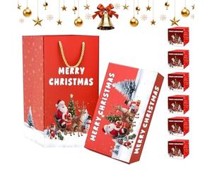 for Money - Paper 7.24 x 3.66 x 2.17 Inches | Merry Christmas Red Envelope Bounce Box, Reusable Festive Case | Jewellery, Cash, Holidays, Events