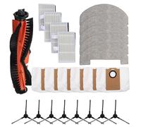For Monsga Ms1 Max Robot Vacuum Accessories Bundle Including Main Roller Brush Side Brushes Hepa Filters Washable Mops And Leak Proof Bags 24 Count B(B)