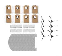 For MONSGA MS1 MAX Vacuum Cleaner Accessory Kit with Side Brushes Filter Paper Microfiber Mop Cloths and Disposable Bags (B)