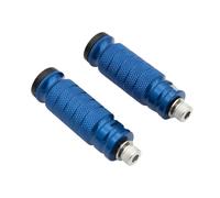 For Monster 696 796 1100 For S2R For S4R For S4RS Motorcycle Footpeg Pedal Footrest Foot Pegs Universal 8mm Peg Rear Set FootPeg Front Footrest Pedal(Blue)