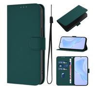 for Moto Edge 40 Neo Case, Shockproof Premium Leather Shock-Absorption Notebook Wallet Phone Cases with Kickstand Card Holders Flip Protective Cover for Moto Edge 40 Neo black green