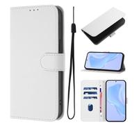 for MOTO Edge 50 5G Case, Shockproof Premium Leather Shock-Absorption Notebook Wallet Phone Cases with Kickstand Card Holders Flip Protective Cover for MOTO Edge 50 5G white