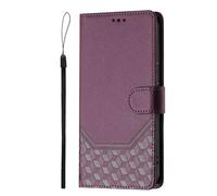 for Moto edge 70 fusion Case Wallet Business Splicing Flip Leather Phone Case, Magnetic Kickstand Protective Cover for Moto edge 70 fusion Women Men with Card Card Slots, Hand Strap violet