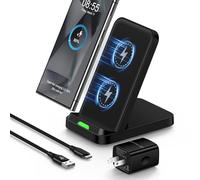 for Moto G Stylus 5G 2024 Wireless Charger Stand,15W Fast Desk Charging Station Android Wireless Charging Pad with Adapter for Motorola razr+2024/G Power 5G 2024/Edge,Galaxy S25/S24/S23,Pixel 9 8 7