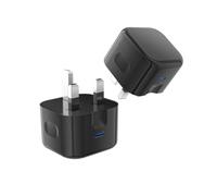 For Moto Pad 60 Neo Charger, Moto Pad 60 Neo Charger Plug, 20W USB C Charger Plug Fast PD Adapter Mains UK Wall charger (Black)