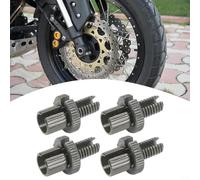 For Motorcycle And For ATV 4pc 8mm M8 Brake Clutch Cable Adjuster Nut And Bolt Set Compatible With Bikes And Similar Models