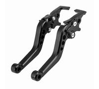 Elerose Brake Lever - Double Disc Brake Lever Motorbike Brake Handle Levers Double Disc 1 Pair CNC Aluminum Motorcycle Scooter Modification Double Disc Brake Lever Black