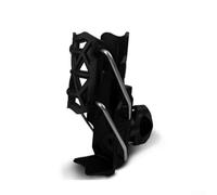 For Motorcycle Cup Holder with Full 360 Degree Articulation to Fit Diverse Bottle Shapes and Sizes on Handlebars or Frames (Black)
