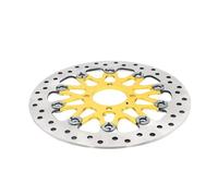 For Motorcycle Floating Disc Brake Disk Universal CNC 4 Holes Caliper Pads 267mm 58mm Bike Street Scooter Bik
