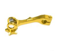 For motorcycle rear brake lever made of aluminum alloy for enhanced braking performance and reliable control on various For motorcycle and custom bike models (Gold)