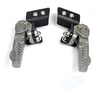 For Motorcycle Scooter Rear Passenger Foot Step Advanced Die-Cast Pedals Rests For Honda for Elite 125 ELITE 125cc 2018-2023 Motorcycle parts(Silver)