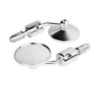 For Motorcycle Universal CNC Aluminum Rear View 3" Handle Bar End 7/8" Mirrors Motorcycle Rearview Mirrors