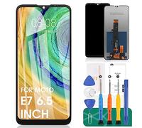 for Motorola Moto E7 6.5 inch LCD Screen for Moto E7 Power Screen Replacement E7i LCD Display E7i Power Touch Digitizer Assembly XT2097-13 Repair Kit(Not Fit for Moto E7 6.2 inch, Black No Frame)