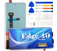 For Motorola Moto Edge 40 LCD Display For Motorola Moto Edge 40 Neo Screen Replacemet For XT2303-2 XT2307-1 Touch Screen Digitizer Display Assembly Repair Kits Without Frame(Black)