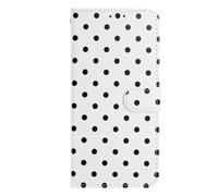 for Motorola Moto G power 5G 2024 Case, Polka Dot Shockproof Flip Wallet Phone Case Magnetic Closure Viewing Stand Function Notebook Bumper Cover forMotorola Moto G power 5G 2024 with Card Holder