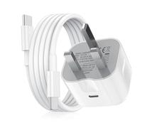 For Motorola Moto G06 Power/Moto G06 Charger, 20W USB C Charger Plug With Type C charger Cable Fast PD Adapter Mains UK Wall Plug (White)