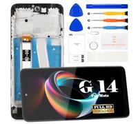 For Motorola Moto G14 Screen Replacement For Moto G14/G54 Display Repair Kits For Moto G54 LCD Digitizer Touch Screen Assembly Replacement with Frame XT2343-1 XT2343-2 PAYF0010IN