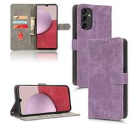 for Motorola MOTO G64/G54 Case, Shock-Absorption Premium Smooth Leather Notebook Wallet Phone Cases with Kickstand Function Card Holder ID Slot Flip Protective Cover for Motorola MOTO G64/G54 purple