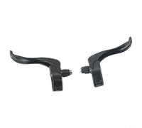 For mountain and road bike auxiliary brake lever fitting 22 2/31 8mm handlebars, ergonomic top mount design, made from aluminum alloy to enhance braking functionality (31.8MM)