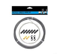 For Mountain and Road Bike Brake Cable Kit, Includes Essential Accessories for Efficient Brake and Gear Control (black)
