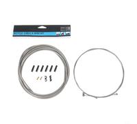 For Mountain and Road Bike Brake Cable Kit, Includes Essential Accessories for Efficient Brake and Gear Control (gray)