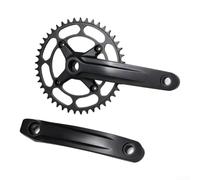 for Mountain Bike Crankset 104BCD Square Hole Single Chainring 44T-52T | For 8 9 10 11 Speed Systems, Quality Metal Construction With Positive Negative Teeth Design For Enhanced for Pedal Power