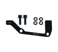 For Mountain Bike Disc Brake Adapter Made of Aluminum Alloy Fits PM and IS 180mm, 203mm Disc Brakes Provides Firm Connection (B04-F203R180)