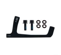 for Mountain Bike Disc Converter IS Mount 180mm Alloy for Mountain | Weighs under 50g, low profile design, compatible with hydraulic brakes, 203mm disc support, resistant(B05-R203)