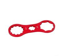 for Mountain Bike Fork Tool Double Head 10.1cm Compact for Mountain | Aluminum alloy build, red finish, rust resistant, 14g ultra-light, fits standard forks(Red)
