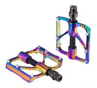 for Mountain Bike Pedals 6 Pins Dual Grip System for Mountain | CNC machined alloy, triple sealed bearings, smooth rotation, 6 steel pins, aggressive grip