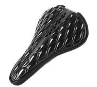 for Mountain Bike Seat Cover 28cm Anti-Slip Design for Mountain | 41mm thick gel layer, relieves sit bone pressure, soft silicone material, 28x20cm size, black color